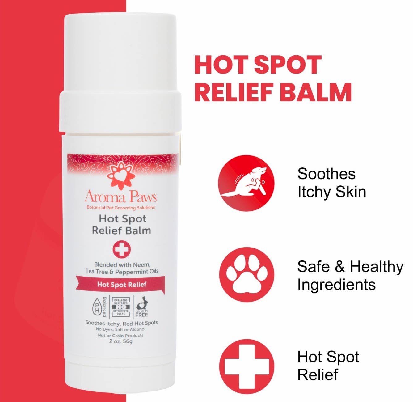 🐾Hot Spot Relief Balm Roll on Applicator 2oz