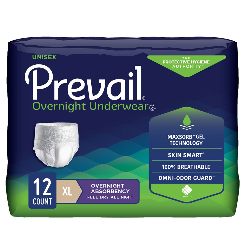 Prevail® Overnight Absorbent Underwear, Extra Large PVX-514