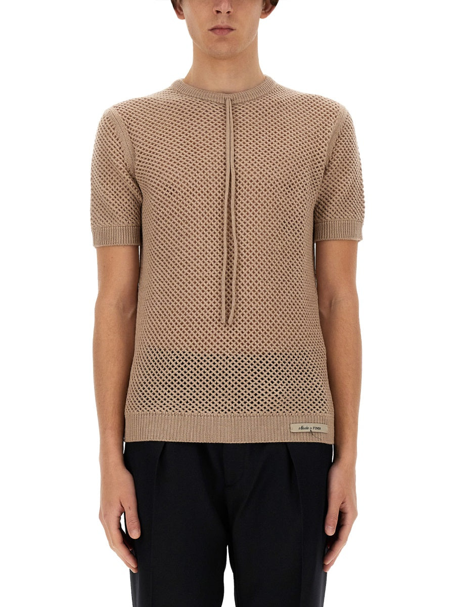 Fendi Men Wool Jersey.