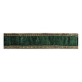 Velvet Ribbon with Ornate Metallic Trim 4" x 5 Yds.