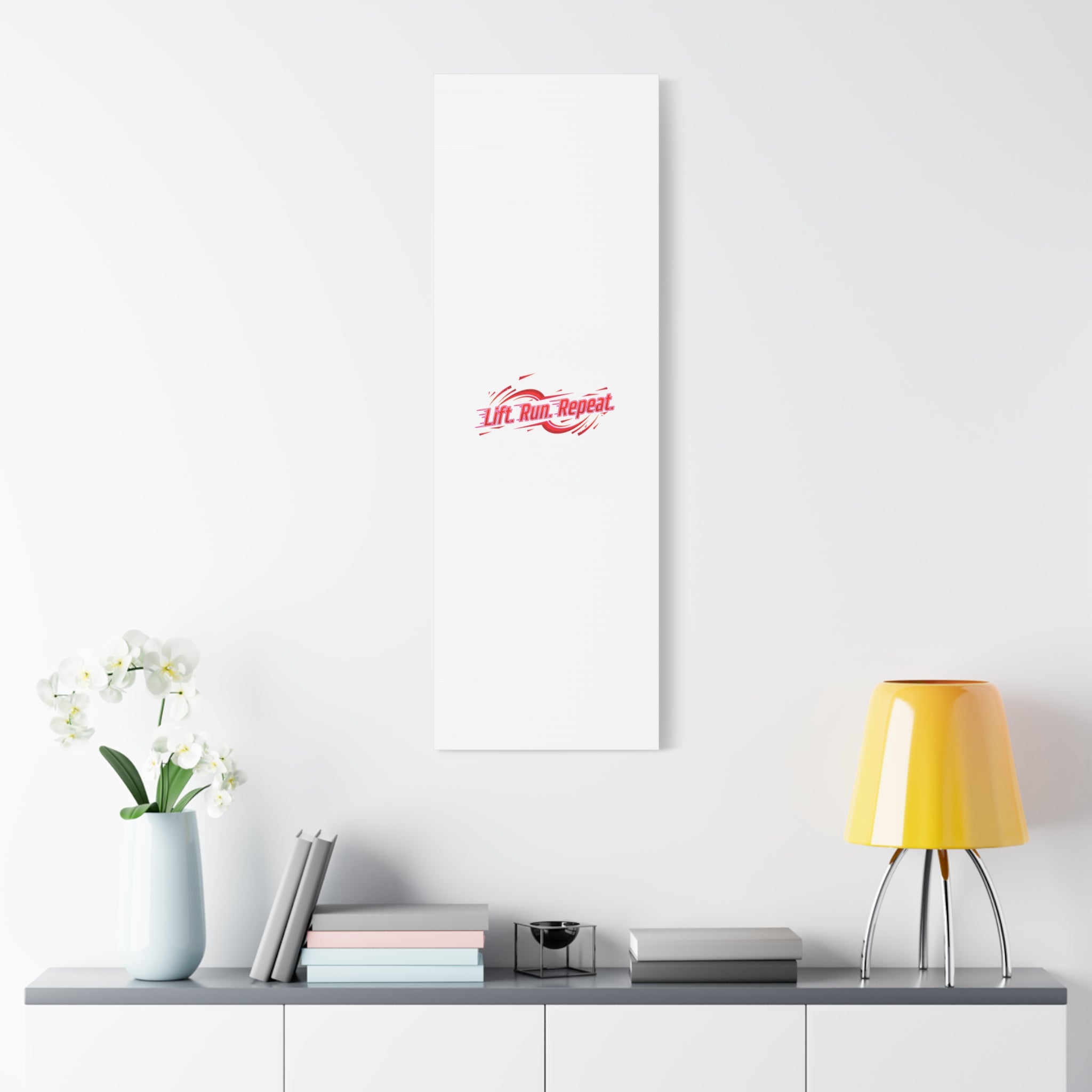 Lift Run Repeat Canvas | Fitness Wall Art, Gym Motivation