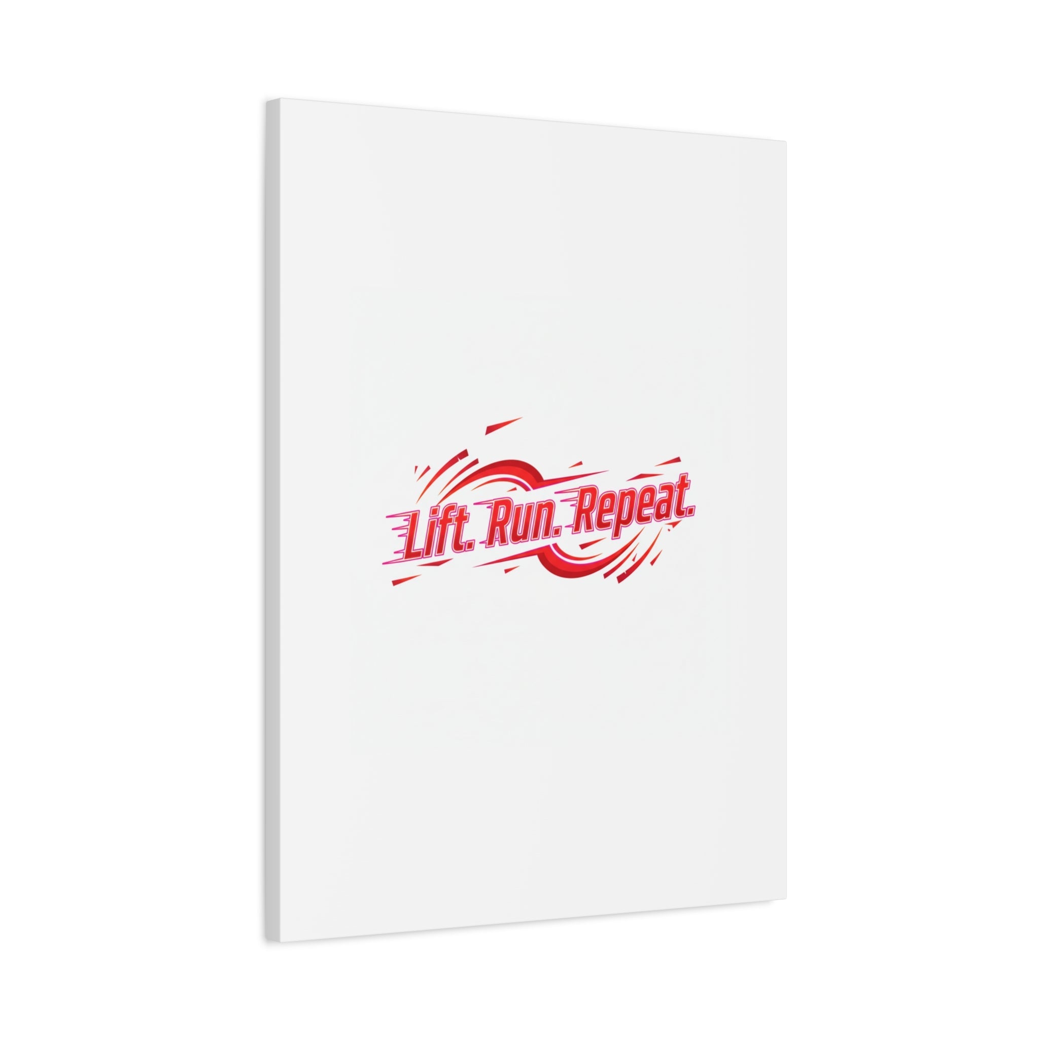 Lift Run Repeat Canvas | Fitness Wall Art, Gym Motivation