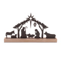 Holy Family Nativity with Animals Silhouette DŽcor