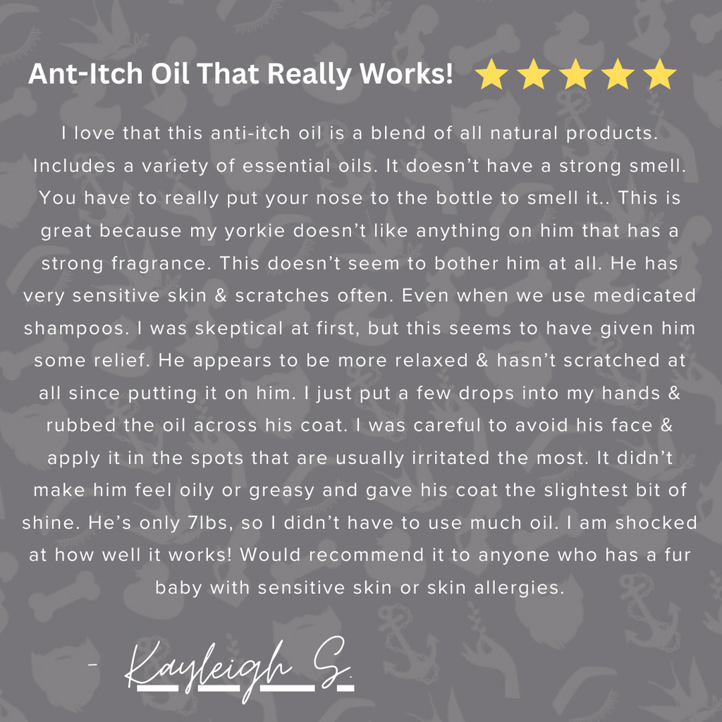 🐶🌿Itchy Pup Dog Skin Relief Oil for Allergies & Hot Spots