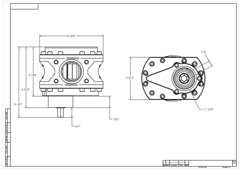 Aeromotive Spur Gear Fuel Pump - 7/16in Hex - 1.00 Gear - 21.5gpm 11133