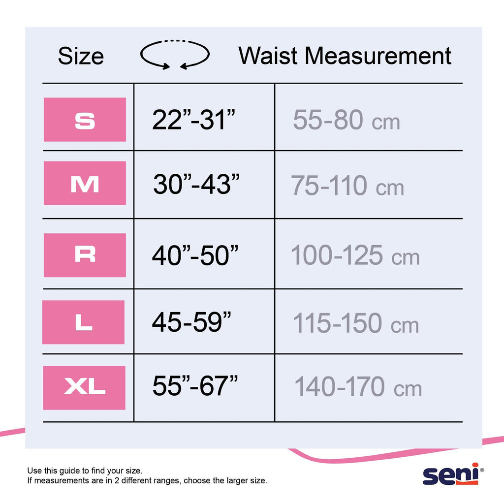 Seni® Super Quatro Severe Absorbency Incontinence Brief, Regular S-RE10-BQ1