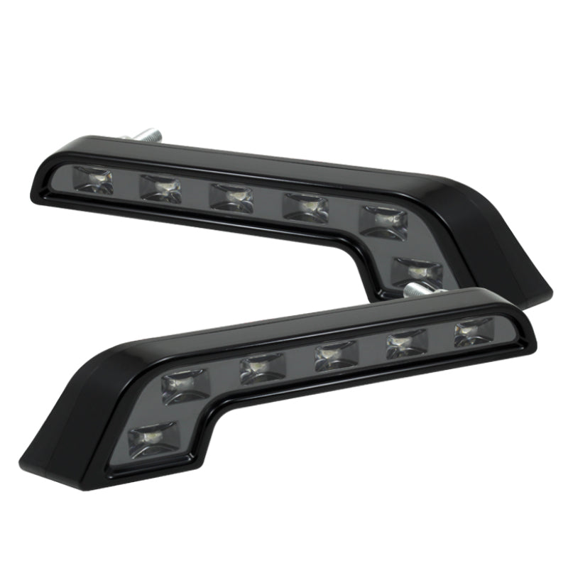 SPYDER Xtune Drl L-Shape Mb Style 0.5W LED Lights Black CBL-DRL-LBENZ-BK 5014917