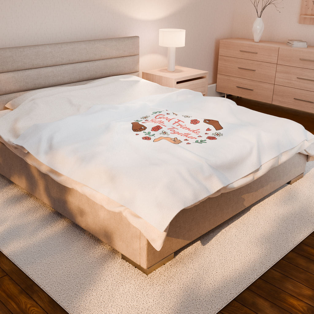 Good Friends Better Together Blanket | Friendship Valentine, Platonic Love