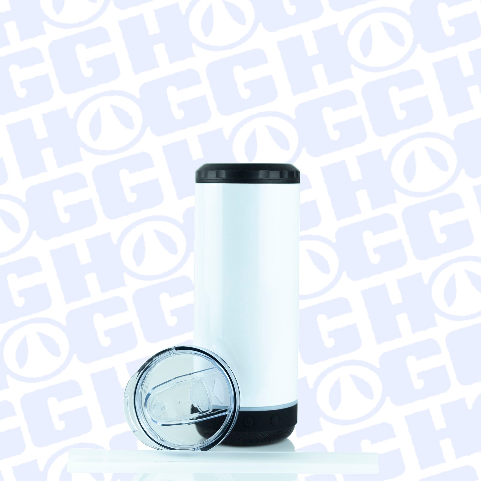 4 in 1 SPEAKER CAN COOLER - WHITE