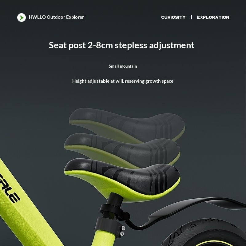 Shock-absorbing Balance Bike For Children No Pedals