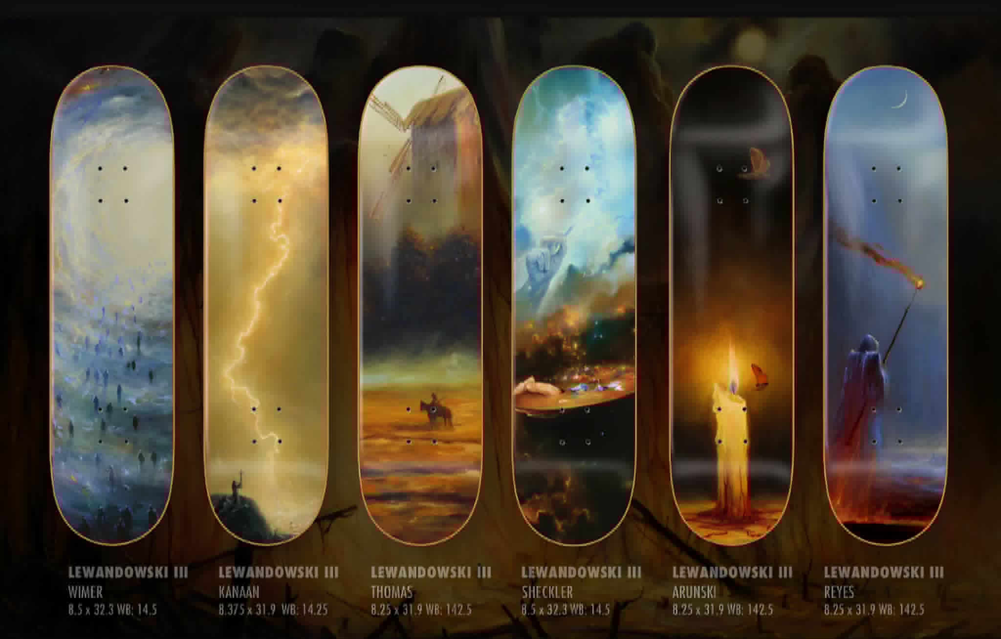 Zero Lewandowski 3 - Kanaan "Power of Nature" 8.375" Skateboard Deck