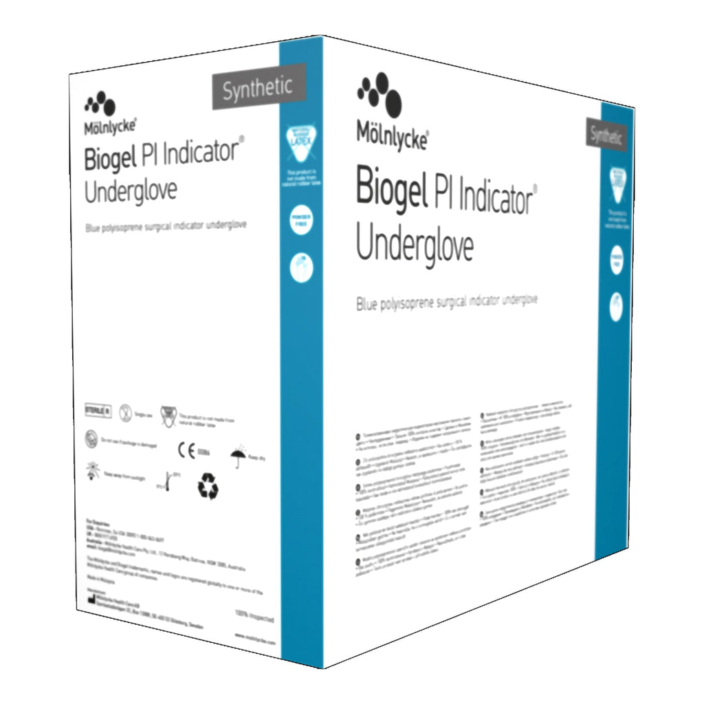 Biogel® PI Indicator Underglove™ Polyisoprene Surgical Underglove, Size 6, Blue 41660