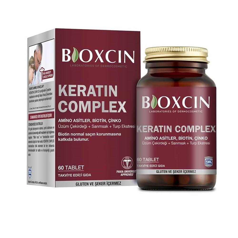 Bioxcin Keratin Complex: Advanced Hair Growth Tablets - Support Stronger, Healthier Hair & Nails with Hydrolyzed Keratin, Radish & Garlic Extracts