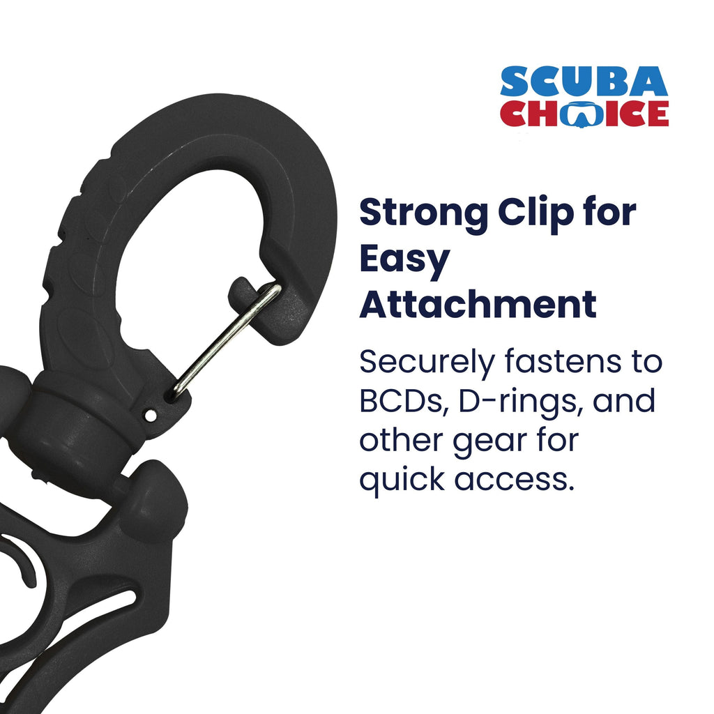 Scuba Diving Double Hose Holder with Clip
