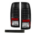 SPYDER xTune Ford F-150 Styleside 97-03 LED Tail Lights w/ LED Brake Light Black ALT-JH-FF15097-LED-SET-BK 9032844