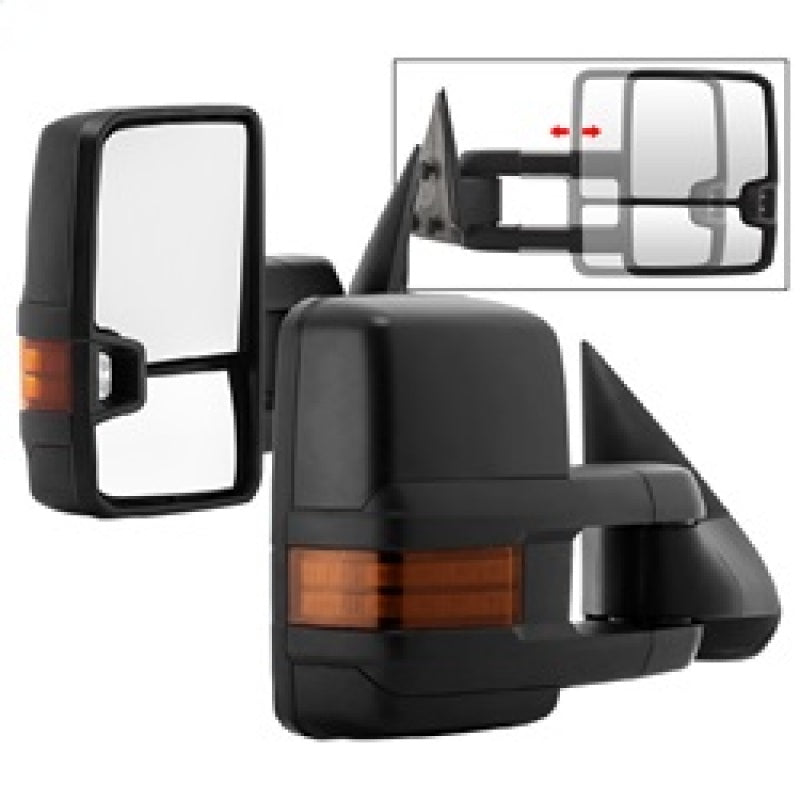 SPYDER xTune Chevy Silverado 99-06 G2 LED Signal Telescoping Mirror - SET MIR-CS03S-G2-MA-AM-SET 9936661