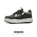 Special-interest Design 7cm Invisible Height Increasing Distressed Dissolved Board Shoes
