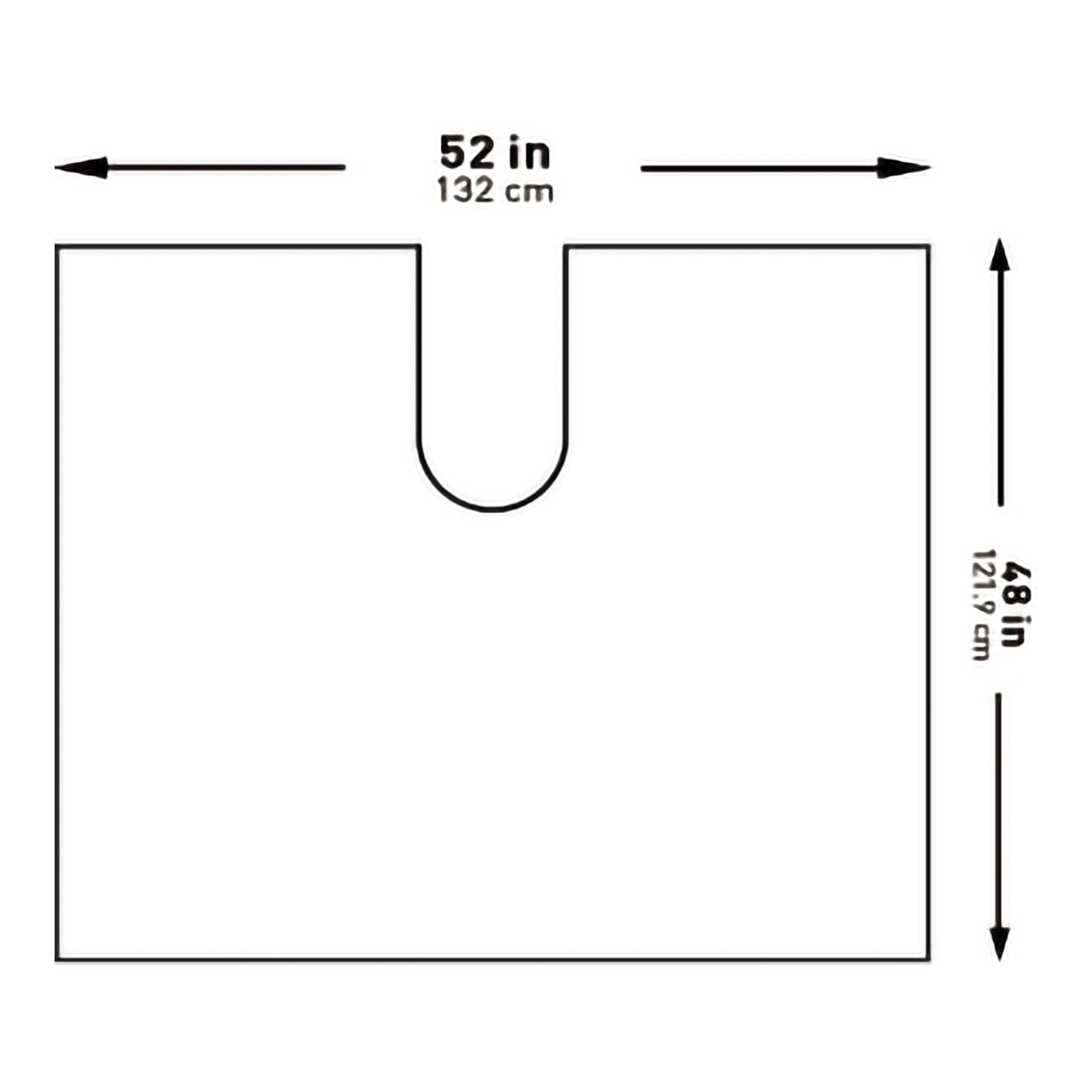 McKesson Sterile Impervious U-Drape, 52 x 48 Inch 183-I80-09192-S