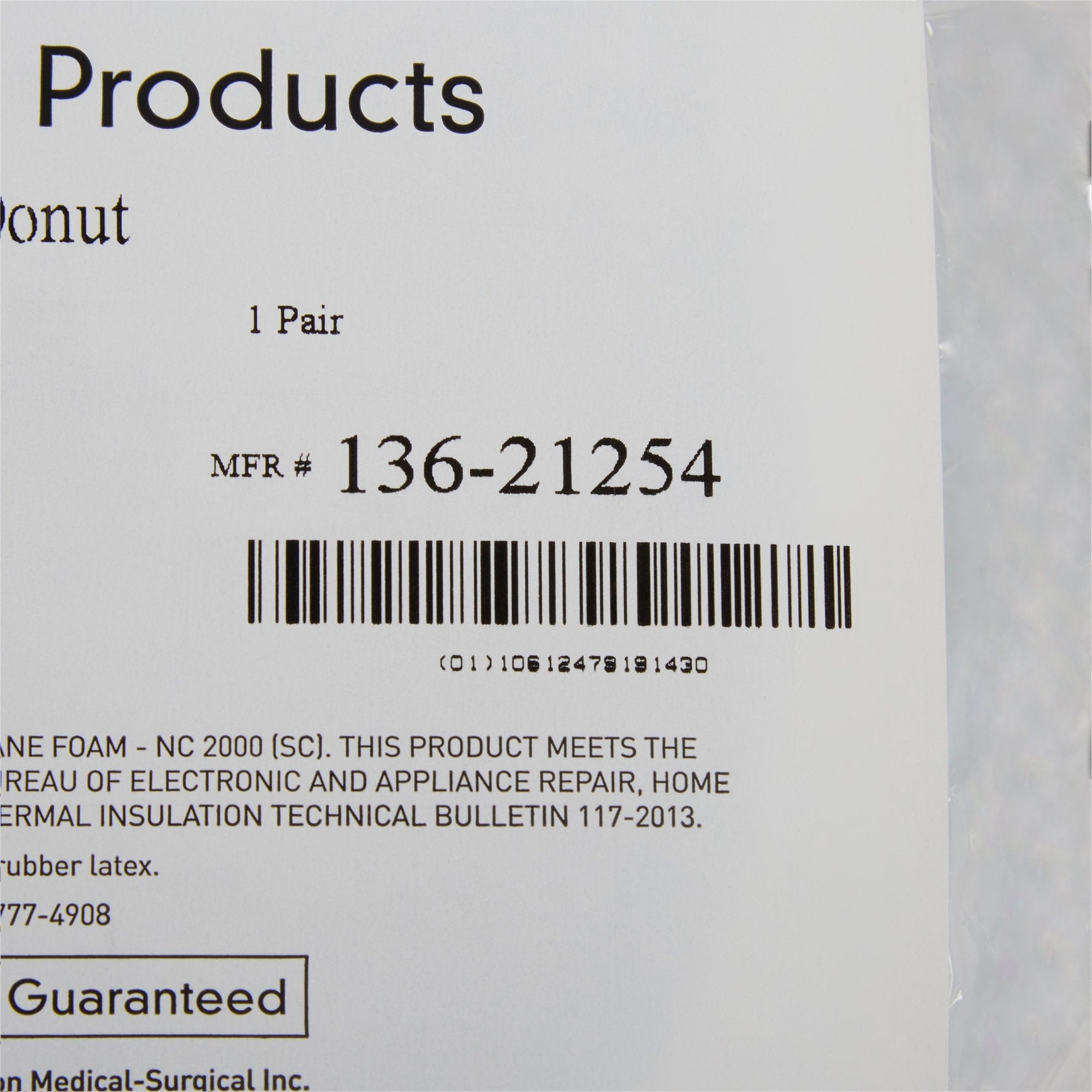McKesson Doughnut Cushion 136-21254