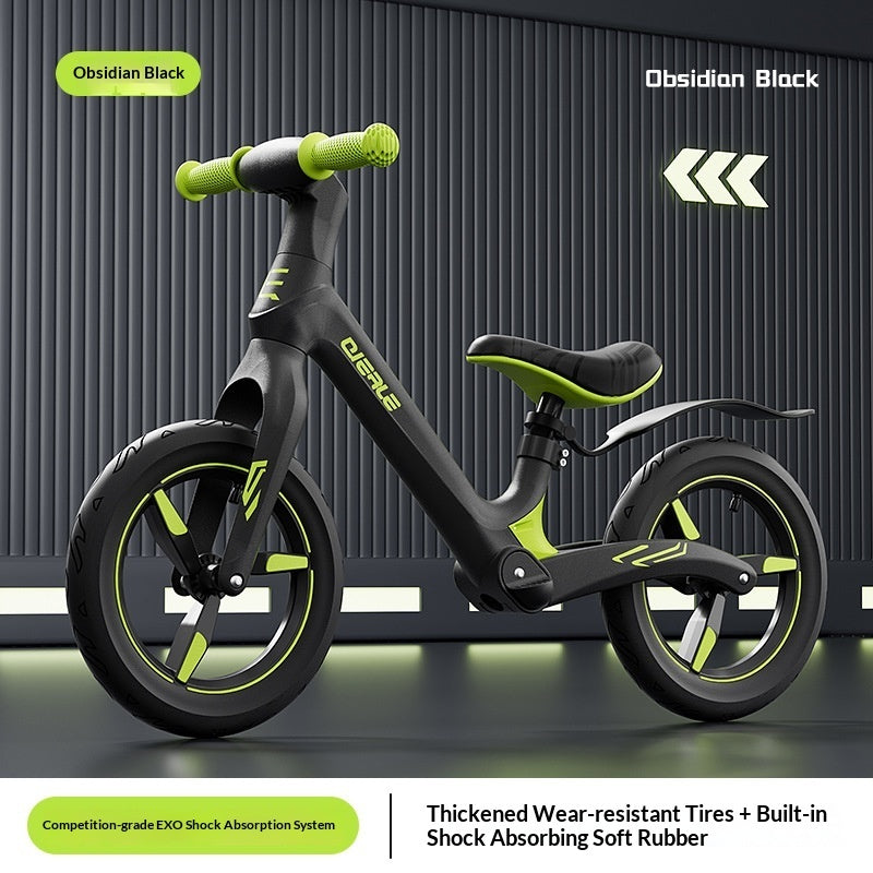 Shock-absorbing Balance Bike For Children No Pedals