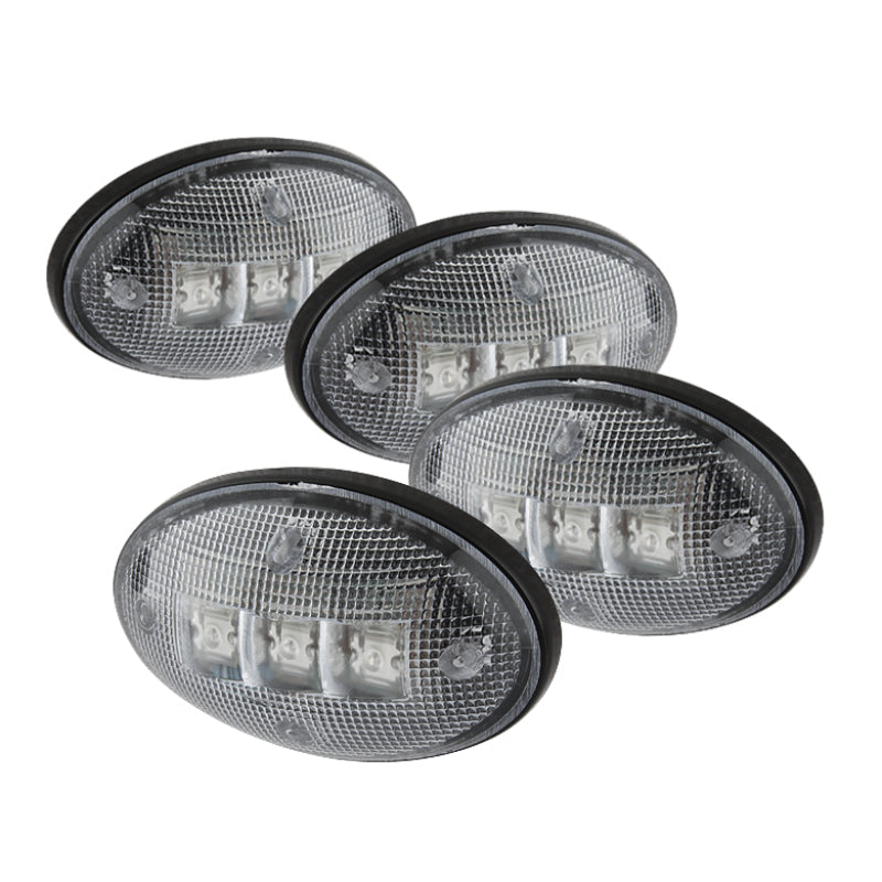 SPYDER Xtune Ford Superduty F250-F550 99-10 Dually Fender LED Side Fender Lights Clear ACC-LED-FDSD99-SL-C 9924651