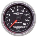 AutoMeter Sport-Comp II Full Sweep Electronic 52mm 0-1600 degree F Pyrometer Gauge 3644