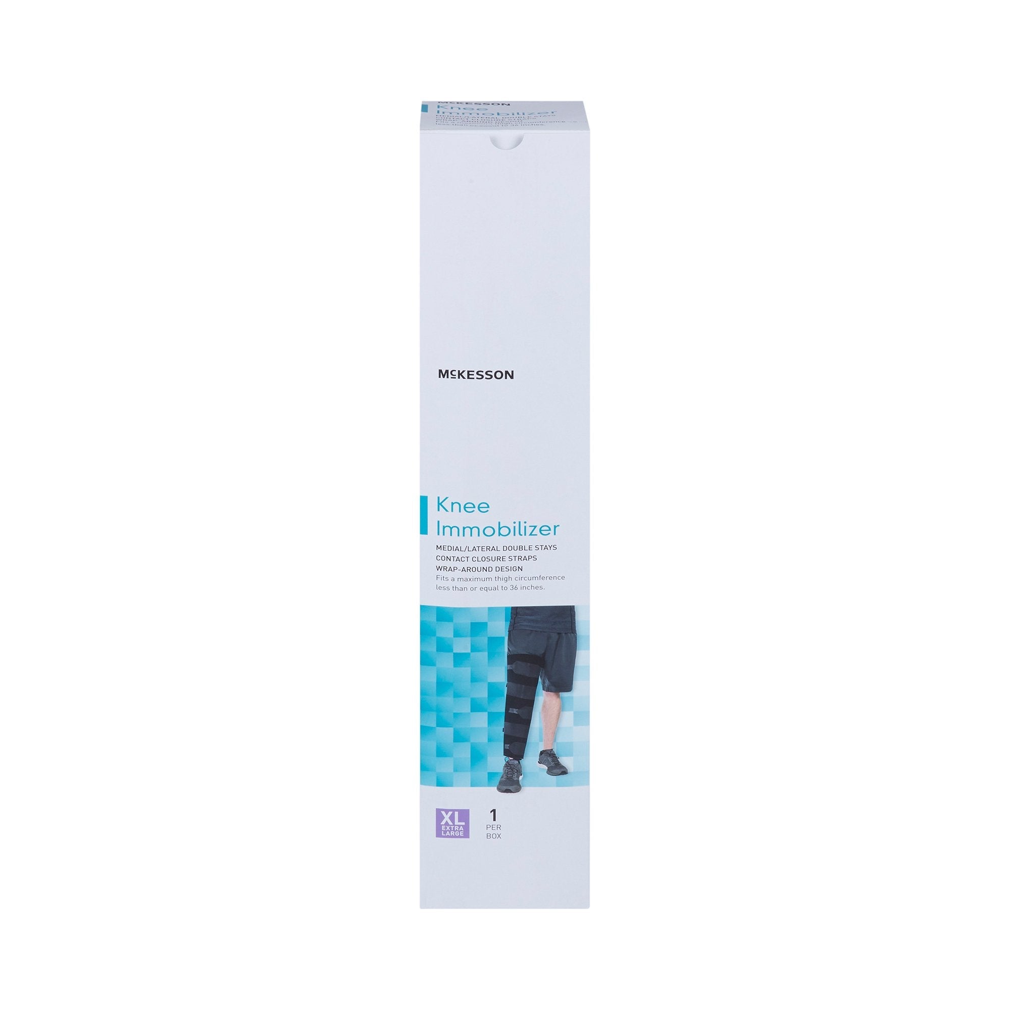 McKesson Knee Immobilizer, 22-Inch Length, Extra Large 155-79-96021