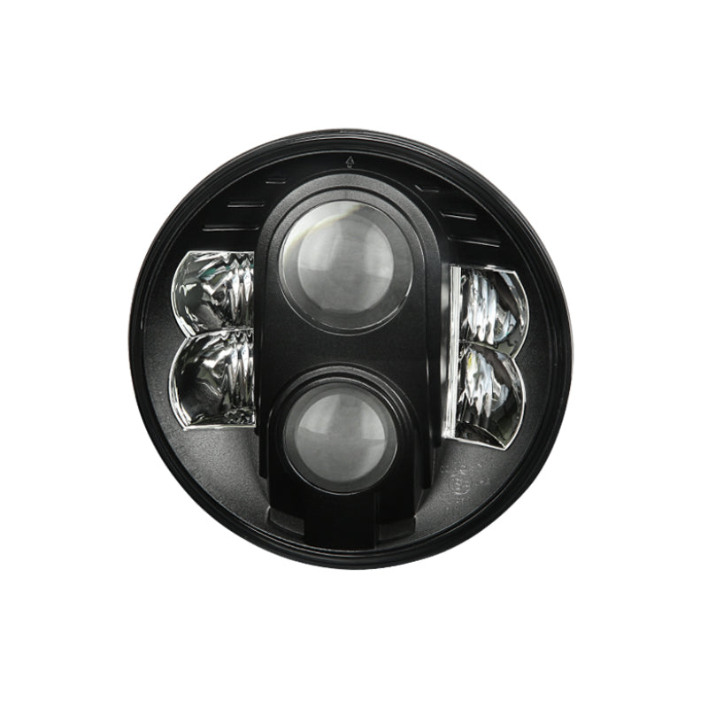 SPYDER Xtune Round SeaLED Beam 7 Inch LED Headlights ( High/Low Beam ) Black PRO-JH-7RLED-HL-BK 9026782