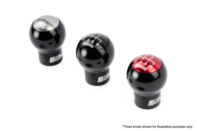 AMS Performance Subaru WRX/STi 6-Speed Billet Shift Knob (Incl Red, Black, & Gunmetal Cap) AMS.50.06.0002-1