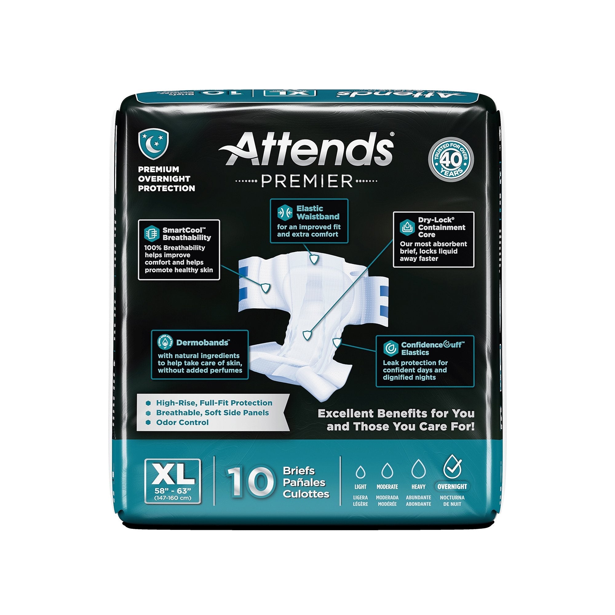 Attends® Premier Briefs, Extra Large ALI-BR40