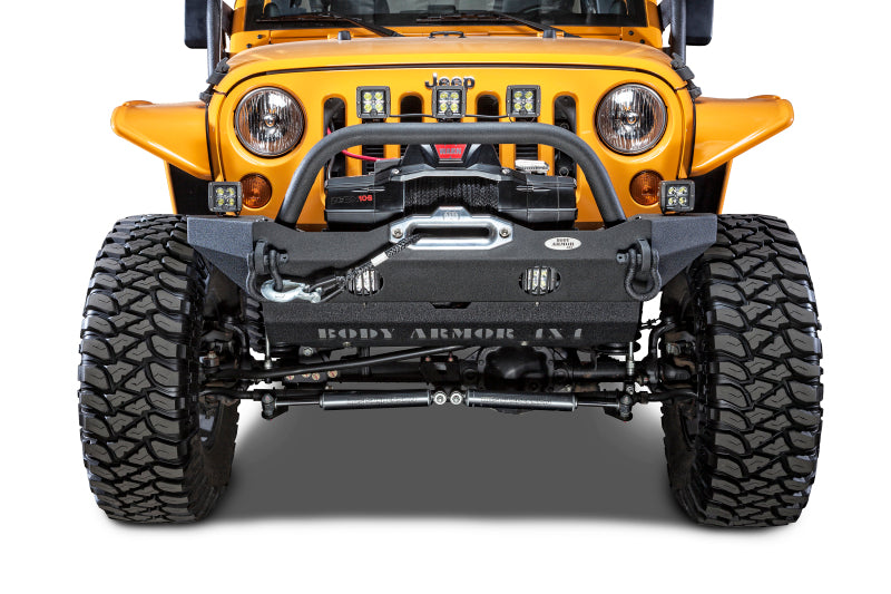 Body Armor 4x4 2018+ Jeep Wrangler JL Gladiator JT Mid-Stubby Front Bumper JL-19532