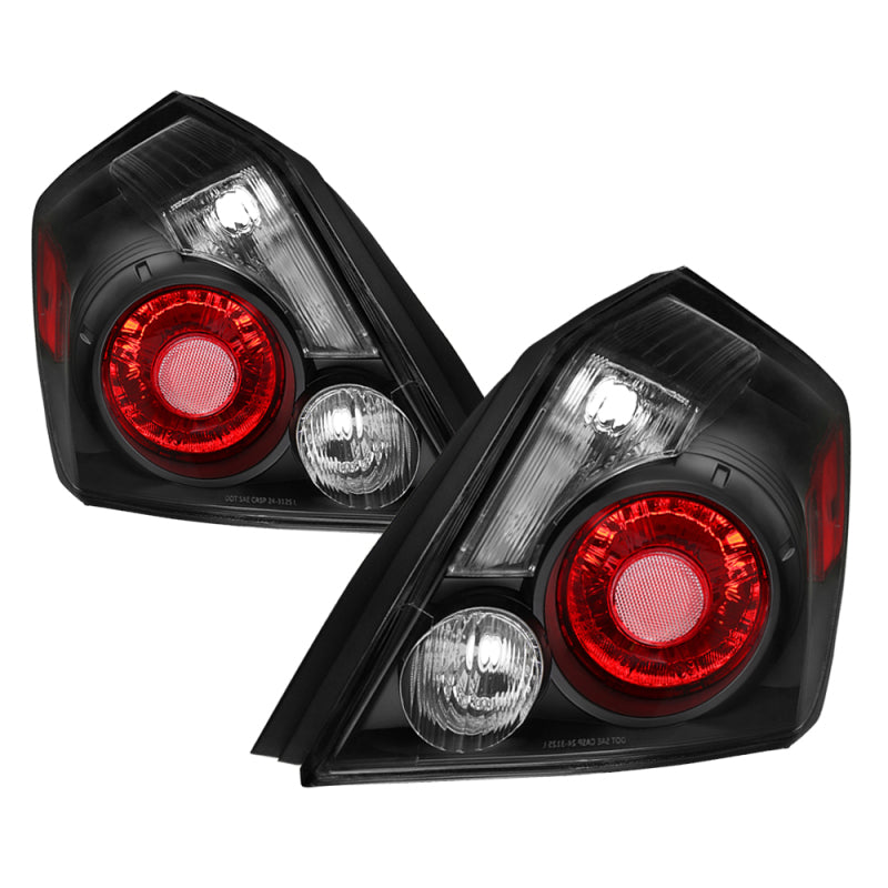 SPYDER xTune Nissan Altima 07-12 4Dr Smoke Signal Tail Lights - OEM Black ALT-JH-NA07-4D-SSM-BK 9937521