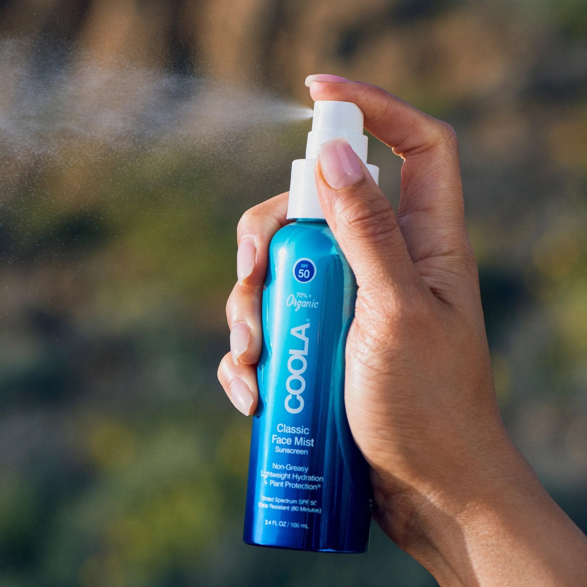 Sunscreen COOLA® Classic Face Mist SPF 50 Mist 3.4 oz. Aerosol Can CL10456