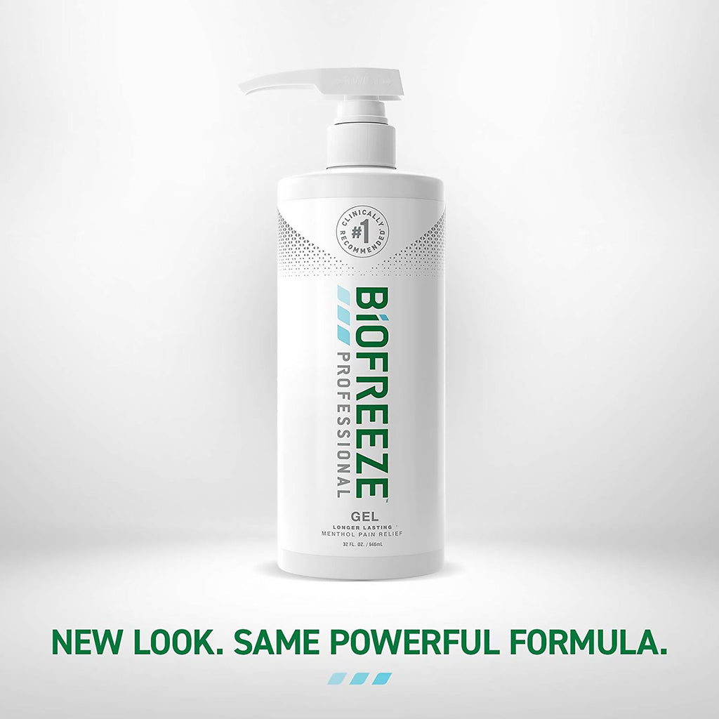 Biofreeze™ Professional 5% Menthol Topical Pain Relief, 32-ounce pump bottle RKT3209982
