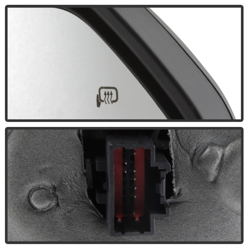 SPYDER xTune 04-14 Ford F-150 Heated LED Telescoping Mirrors - Smoke (Pair) (MIR-FF15009S-G4-PWH-SM-SET) 9943089