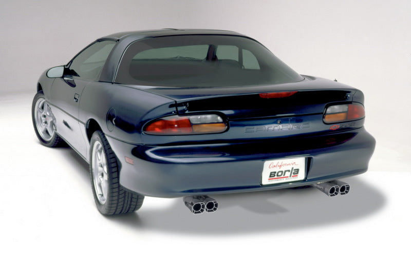 Borla 98-01 CAMARO/TRANS AM 5.7L V8 AT/MT Catback Exhaust Quad Tips 14780