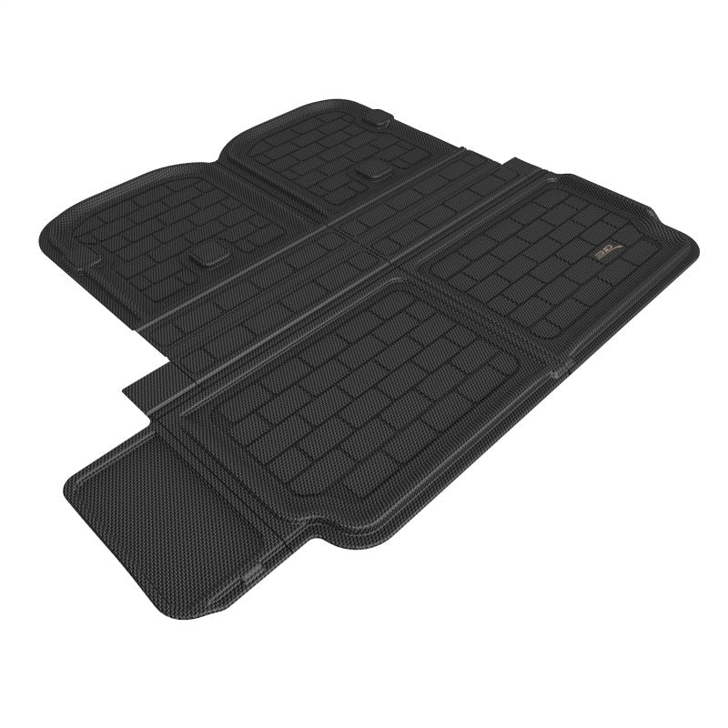 3D MAXpider 2022 Tesla Model X Behind 2nd Row Cross Fold Kagu Black Cargo Liner M1TL0431309