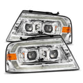 AlphaRex 04-08 Ford F150 PRO-Series Projector Headlights Black w/ Sequential Signal and DRL 880135 *Discontinued