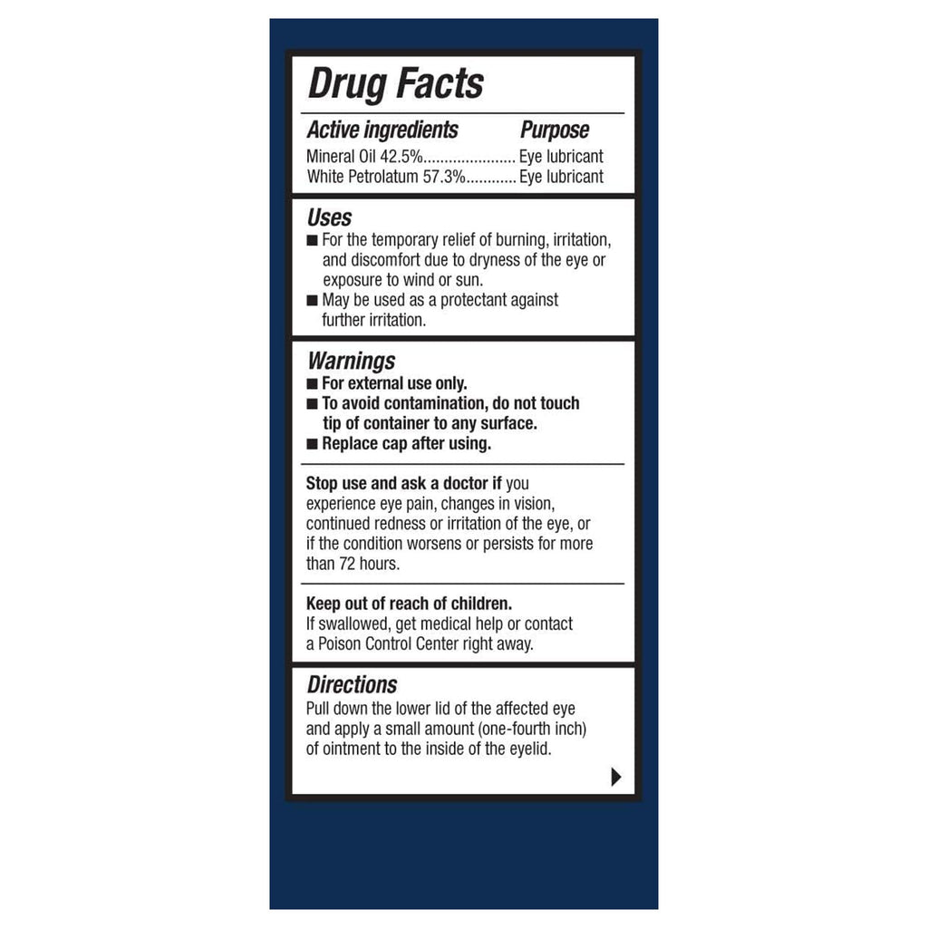 Refresh P.M.® Lubricant Eye Ointment, 0.12-ounce Dropper Bottle 00023066704