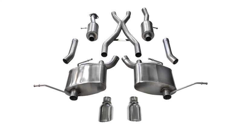 CORSA Performance Corsa 11-21 Jeep Grand Cherokee 3.6L Dual Rear Exit Sport Exhaust w/ 4.5in Pro-series Tips 14980