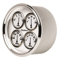 AutoMeter Gauge Quad 5in. 0 Ohm(e) to 90 Ohm(f)Elec Old Tyme White II 1213