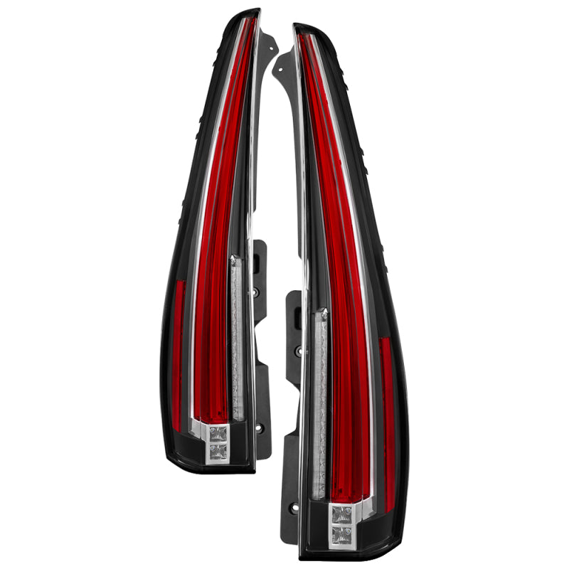 SPYDER xTune 07-14 Cadillac Escalade Black LED 2in1 Tail Lights - ALT-JH-CAESC07-2IN1LED-BK 9039782