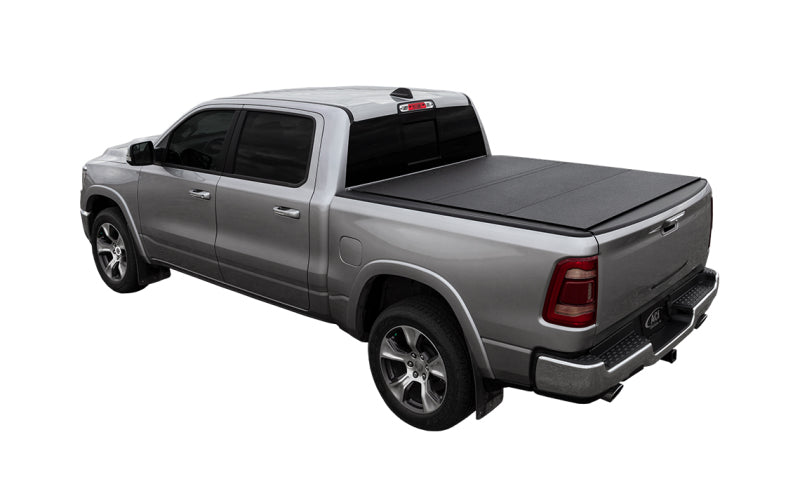 Access LOMAX Tri-Fold Cover Black Urethane Finish Split Rail 09-18 Ram 1500 - 6ft 4in Bed B3040029
