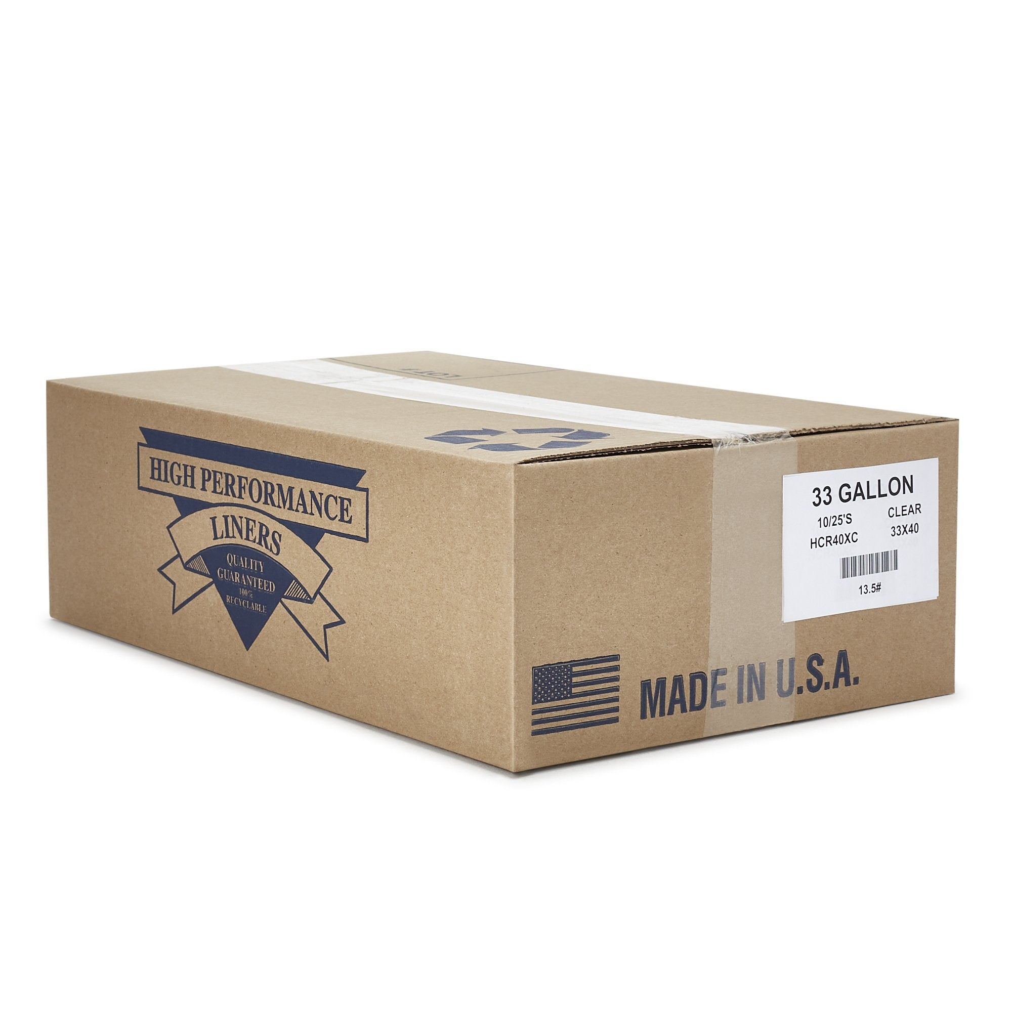 Colonial Trash Bag, 33 gal HCR40XC