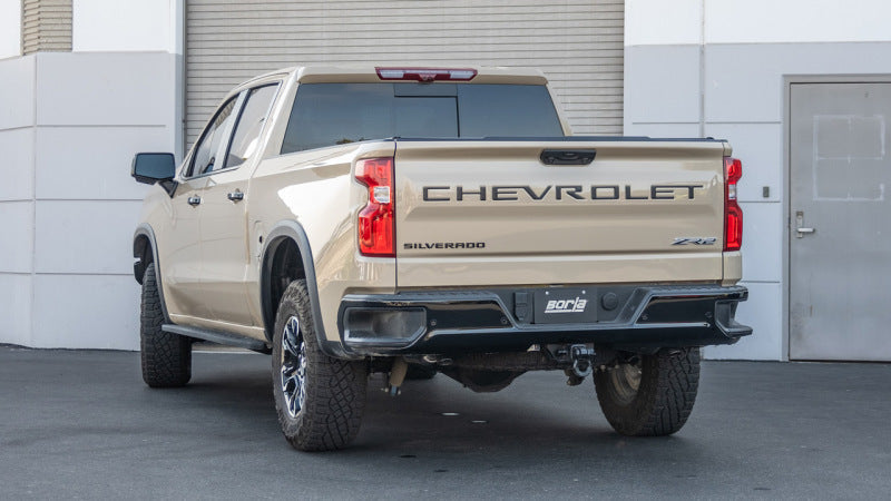 Borla 22-23 Chevrolet Silverado 1500 ZR2 &amp; AT4X 6.2L CC SB 147.5in WB Touring Cat-Back 140913