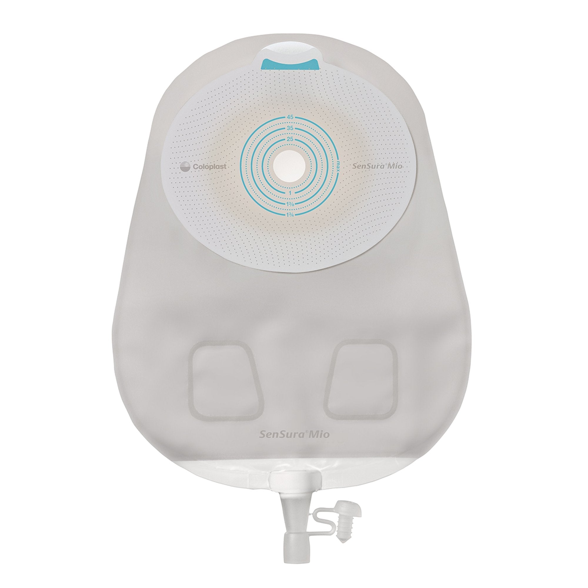 SenSura® Mio Flat 1-Piece Transparent Ostomy Pouch, Trim to fit 10 – 45mm Stomas 10586