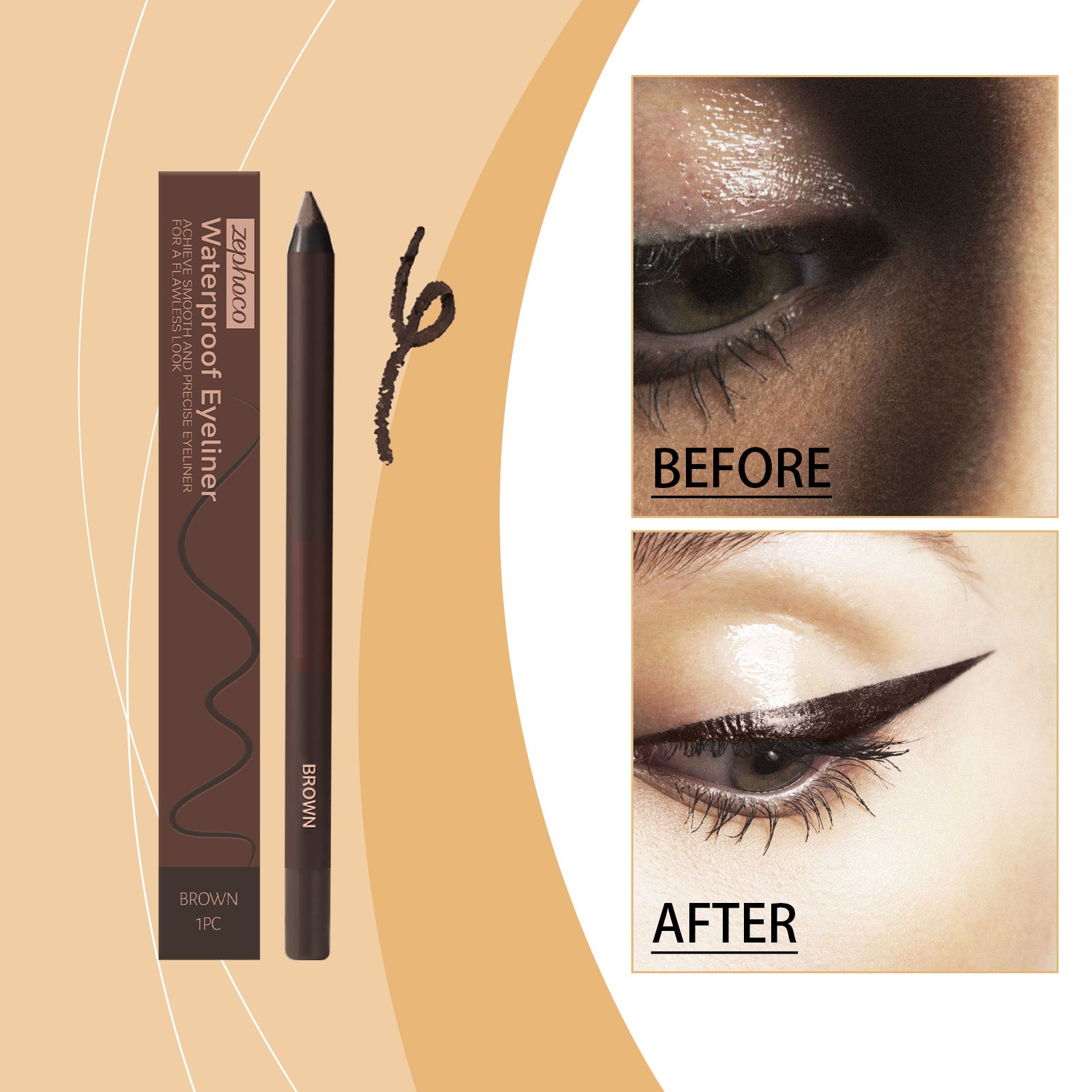 Waterproof Eyeliner Brown