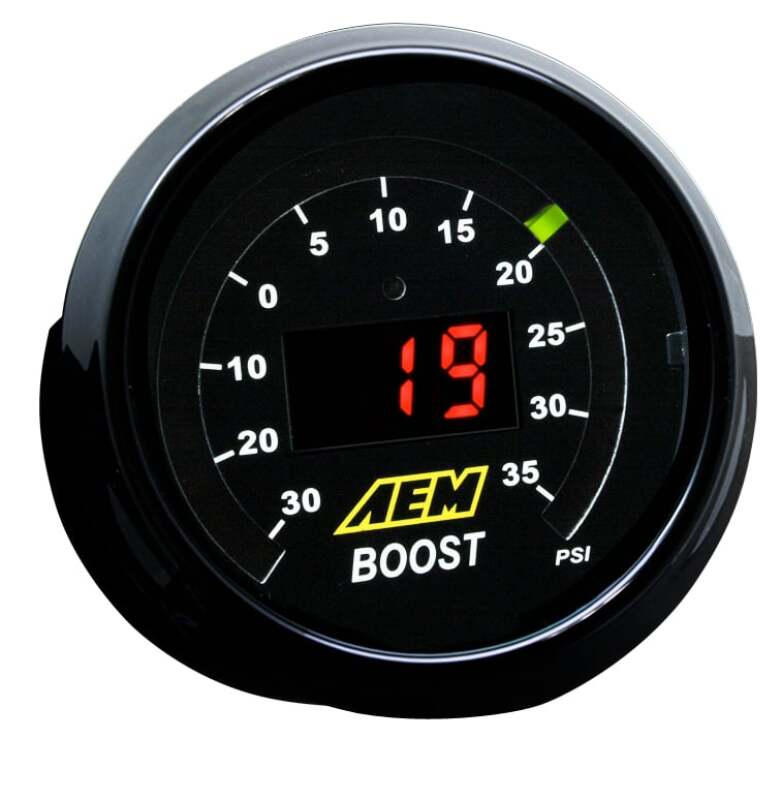 AEM Electronics 52mm Digital Boost Gauge 35 PSI
