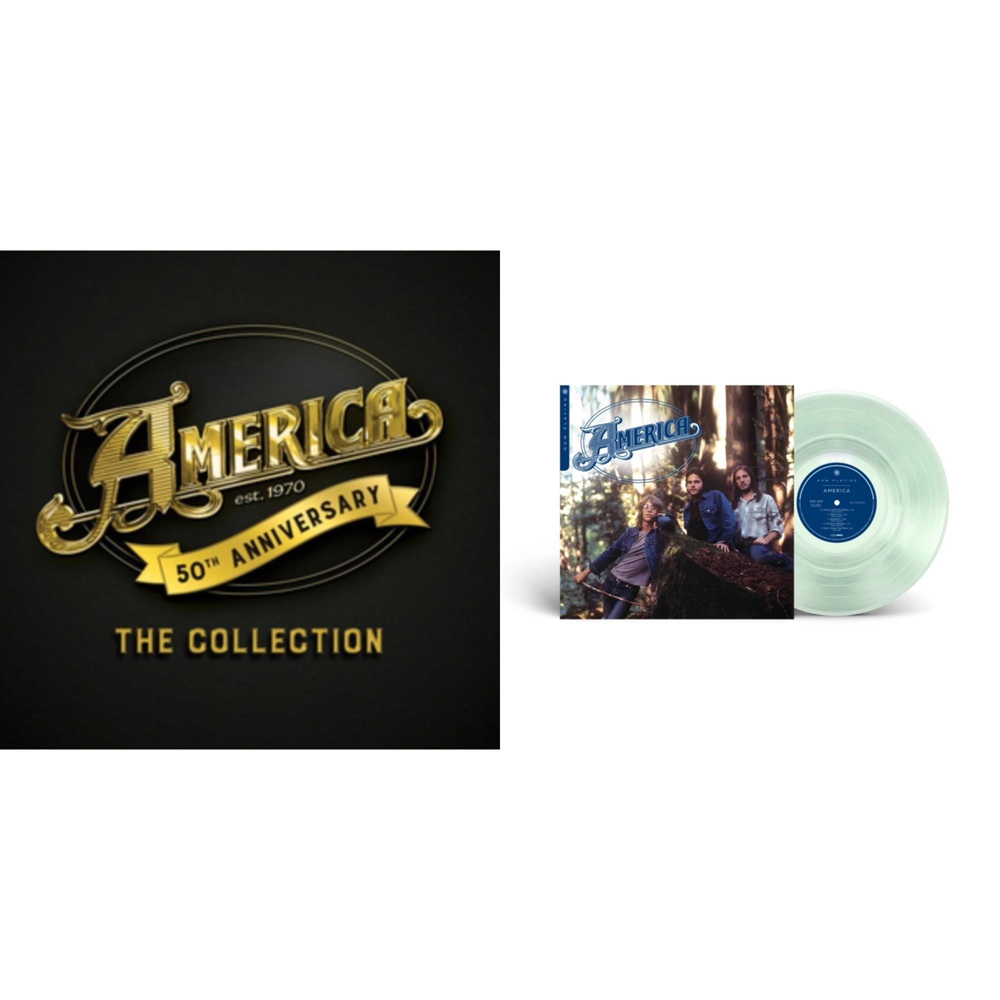 America - Now Playing (Bottle Clear LP Vinyl) (Syeor) & 50Th Anniversary