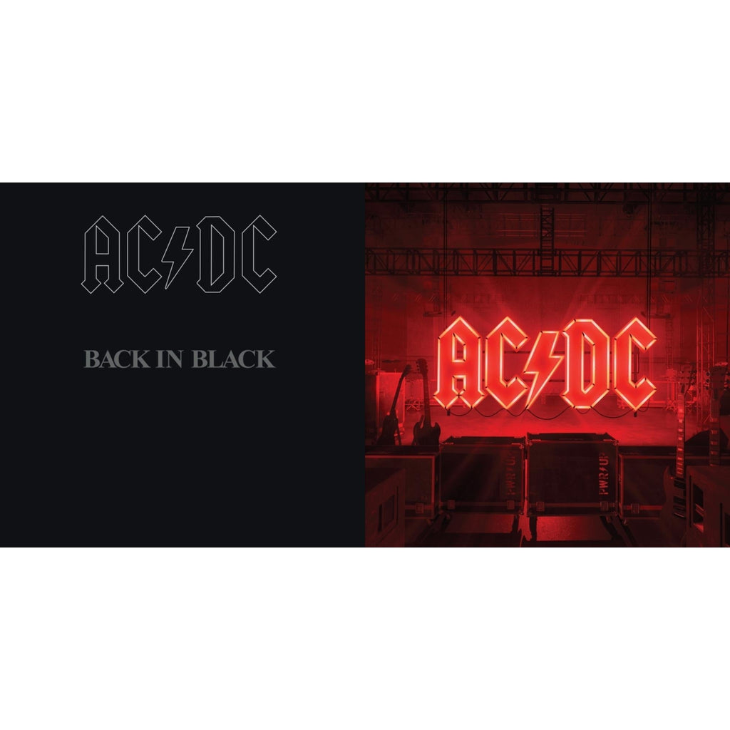 Ac/Dc - Back In Black (180G) & Power Up (180G/Gatefold Jacket/Inner Sleeve) - LP Vinyl Bundle